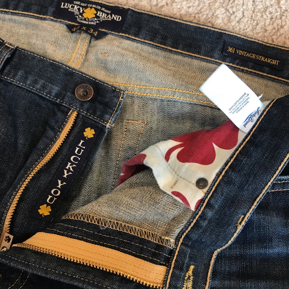 Lucky Brand Men’s 361 Vintage Straight Jeans 40x34